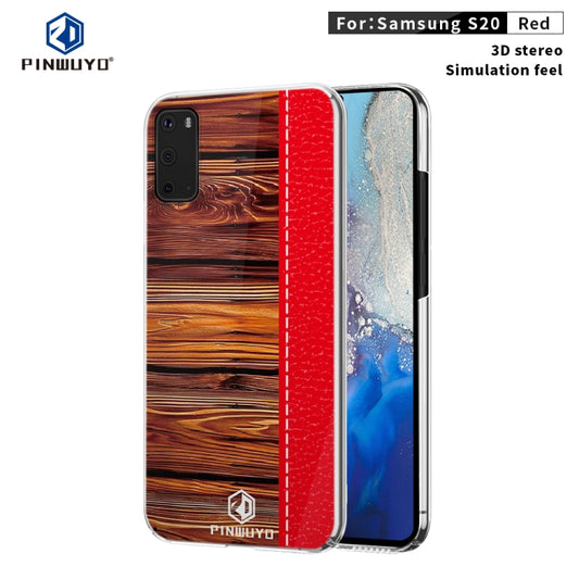 For Galaxy S20 PINWUYO Pindun Series Slim 3D Flashing All-inclusive PC Case(Red) - Galaxy Phone Cases by PINWUYO | Online Shopping UK | buy2fix