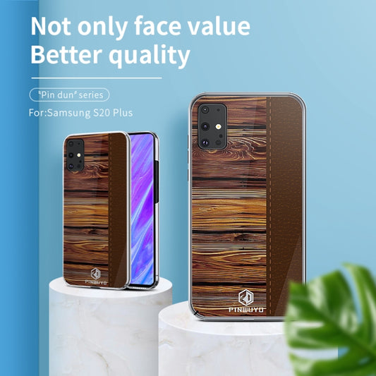 For Galaxy S20 Plus PINWUYO Pindun Series Slim 3D Flashing All-inclusive PC Case(Blue) - Galaxy Phone Cases by PINWUYO | Online Shopping UK | buy2fix