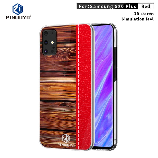 For Galaxy S20 Plus PINWUYO Pindun Series Slim 3D Flashing All-inclusive PC Case(Red) - Galaxy Phone Cases by PINWUYO | Online Shopping UK | buy2fix