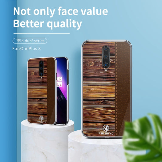 For OnePlus 8 PINWUYO Pindun Series Slim 3D Flashing All-inclusive PC Case(Blue) - OnePlus Cases by PINWUYO | Online Shopping UK | buy2fix