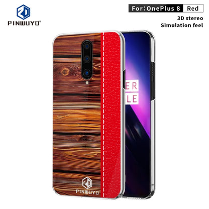 For OnePlus 8 PINWUYO Pindun Series Slim 3D Flashing All-inclusive PC Case(Red) - OnePlus Cases by PINWUYO | Online Shopping UK | buy2fix