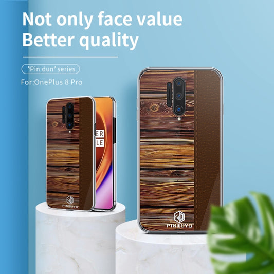 For OnePlus 8 Pro PINWUYO Pindun Series Slim 3D Flashing All-inclusive PC Case(Brown) - OnePlus Cases by PINWUYO | Online Shopping UK | buy2fix