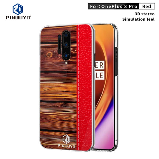 For OnePlus 8 Pro PINWUYO Pindun Series Slim 3D Flashing All-inclusive PC Case(Red) - OnePlus Cases by PINWUYO | Online Shopping UK | buy2fix