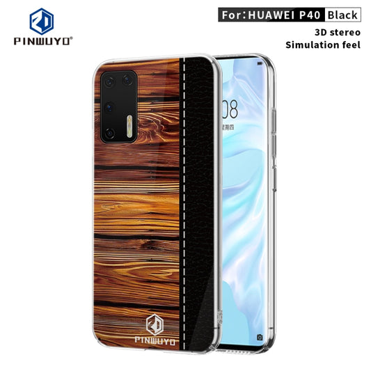 For Huawei P40 PINWUYO Pindun Series Slim 3D Flashing All-inclusive PC Case(Black) - Huawei Cases by PINWUYO | Online Shopping UK | buy2fix