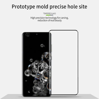 For Galaxy S20 Ultra PINWUYO 9H 3D Hot Bending Tempered Glass Film(Black) - Galaxy Tempered Glass by PINWUYO | Online Shopping UK | buy2fix