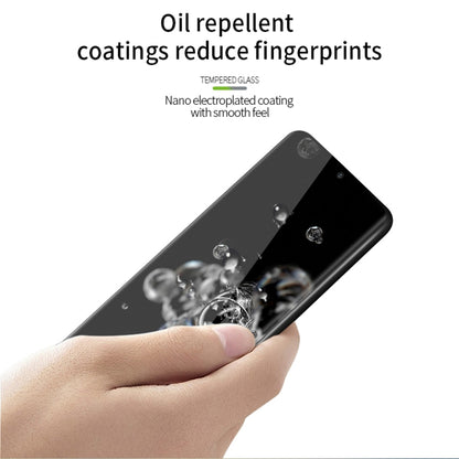 For Galaxy S20 Ultra PINWUYO 9H 3D Hot Bending Tempered Glass Film(Black) - Galaxy Tempered Glass by PINWUYO | Online Shopping UK | buy2fix