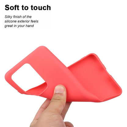 For Galaxy S20 Ultra Frosted Candy-Colored Ultra-thin TPU Phone Case(Red) by buy2fix