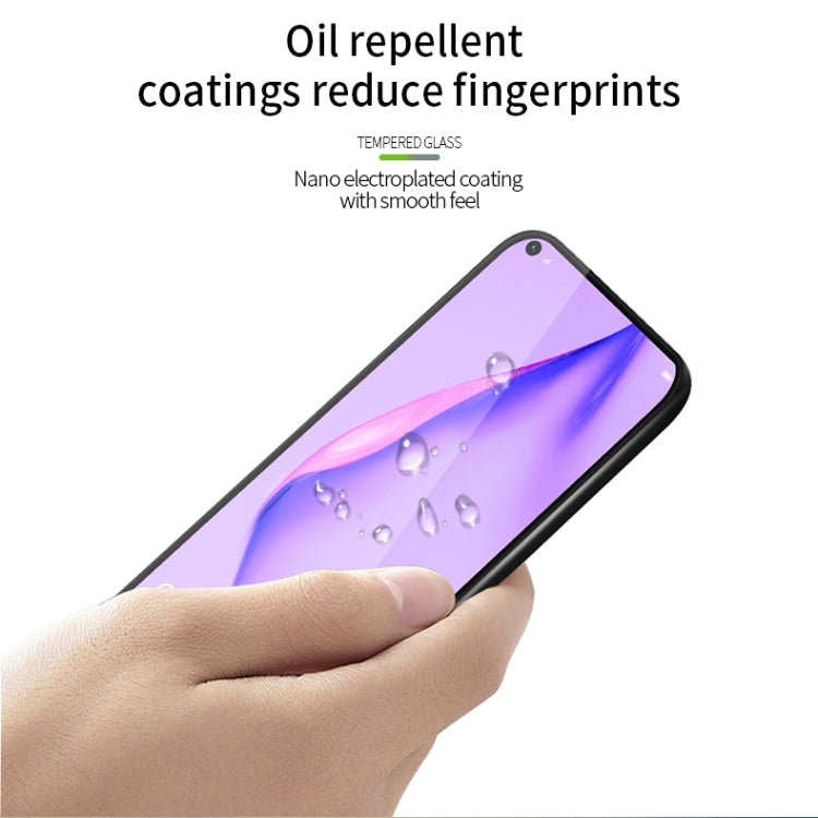 For Huawei P40 Lite PINWUYO 9H 3D Curved Full Screen Explosion-proof Tempered Glass Film(Black) -  by PINWUYO | Online Shopping UK | buy2fix
