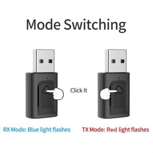 JEDX-M135 USB5.0 4 in 1 Bluetooth Audio Receiver Transmitter - Audio Receiver Transmitter by buy2fix | Online Shopping UK | buy2fix