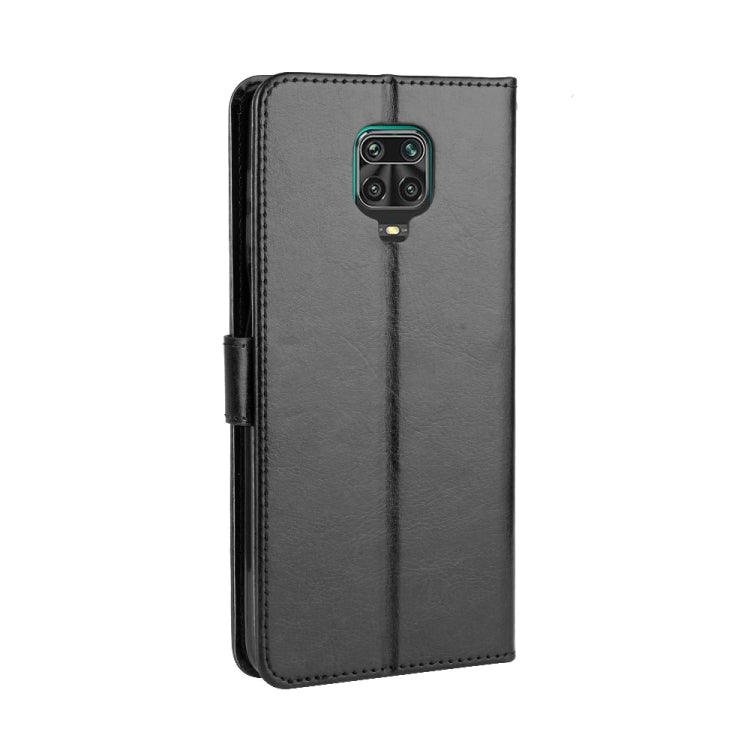 For Xiaomi Redmi Note 9 Pro / Note 9s / Note 9 Pro Max Retro Crazy Horse Texture Horizontal Flip PU Leather Case with Holder & Card Slots & Photo Frame(Black) - Xiaomi Cases by buy2fix | Online Shopping UK | buy2fix