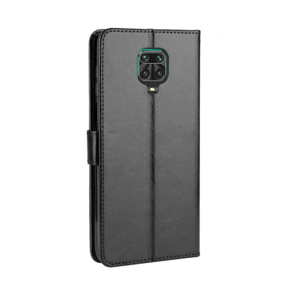 For Xiaomi Redmi Note 9 Pro / Note 9s / Note 9 Pro Max Retro Crazy Horse Texture Horizontal Flip PU Leather Case with Holder & Card Slots & Photo Frame(Black) - Xiaomi Cases by buy2fix | Online Shopping UK | buy2fix
