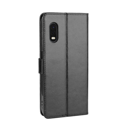 For Galaxy Xcover Pro Retro Crazy Horse Texture Horizontal Flip Leather Case with Holder & Card Slots & Photo Frame(Black) - Galaxy Phone Cases by buy2fix | Online Shopping UK | buy2fix