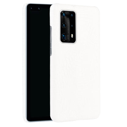 For Huawei P40 Pro+ / P40 Pro Plus Shockproof Crocodile Texture PC + PU Case(White) - Huawei Cases by buy2fix | Online Shopping UK | buy2fix