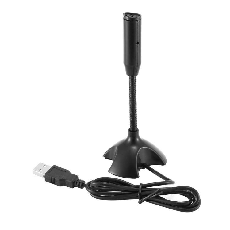 Dedicate USB Capacitive Mini Microphone Stand for PC Laptop Notebook Recording Wired Device by buy2fix