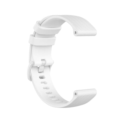 For Garmin Vivoactive 4 22mm Silicone Watch Band(White) - Watch Bands by buy2fix | Online Shopping UK | buy2fix