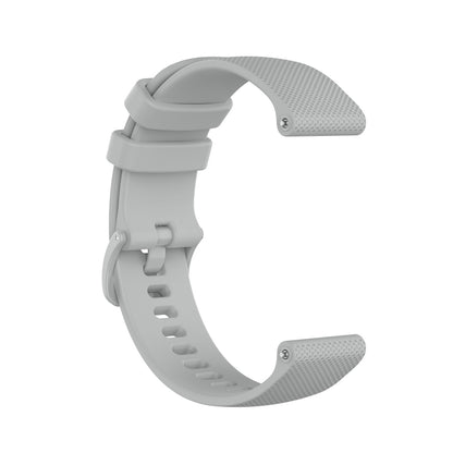 For Garmin Vivoactive 4 22mm Silicone Watch Band(Gray) - Watch Bands by buy2fix | Online Shopping UK | buy2fix