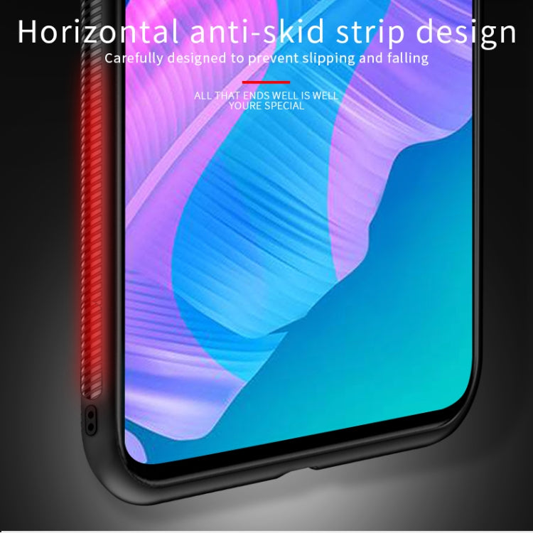 For Huawei Y7P/P40Lite E/Honor9C PINWUYO Rong Series  Shockproof PC + TPU+ Chemical Fiber Cloth Protective Cover(Black) - Huawei Cases by PINWUYO | Online Shopping UK | buy2fix
