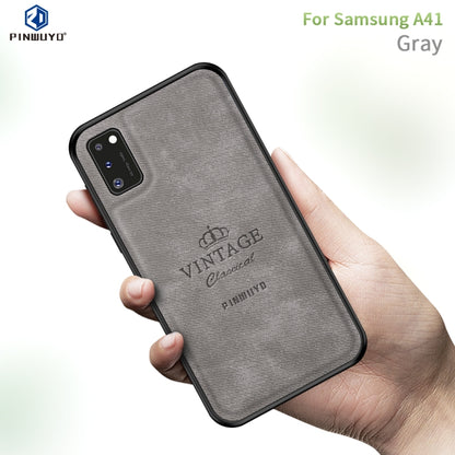 For Galaxy A41 PINWUYO Zun Series PC + TPU + Skin Waterproof And Anti-fall All-inclusive Protective Shell(Gray) - Galaxy Phone Cases by PINWUYO | Online Shopping UK | buy2fix