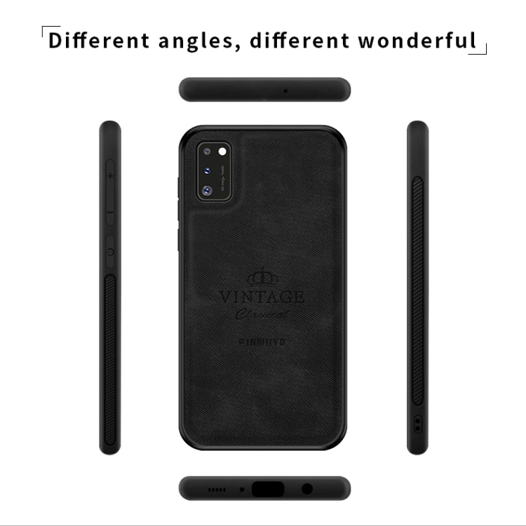 For Galaxy A41 PINWUYO Zun Series PC + TPU + Skin Waterproof And Anti-fall All-inclusive Protective Shell(Gray) - Galaxy Phone Cases by PINWUYO | Online Shopping UK | buy2fix