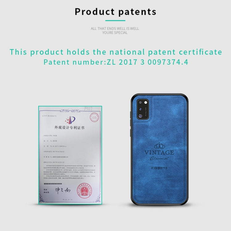 For Galaxy A41 PINWUYO Zun Series PC + TPU + Skin Waterproof And Anti-fall All-inclusive Protective Shell(Gray) - Galaxy Phone Cases by PINWUYO | Online Shopping UK | buy2fix