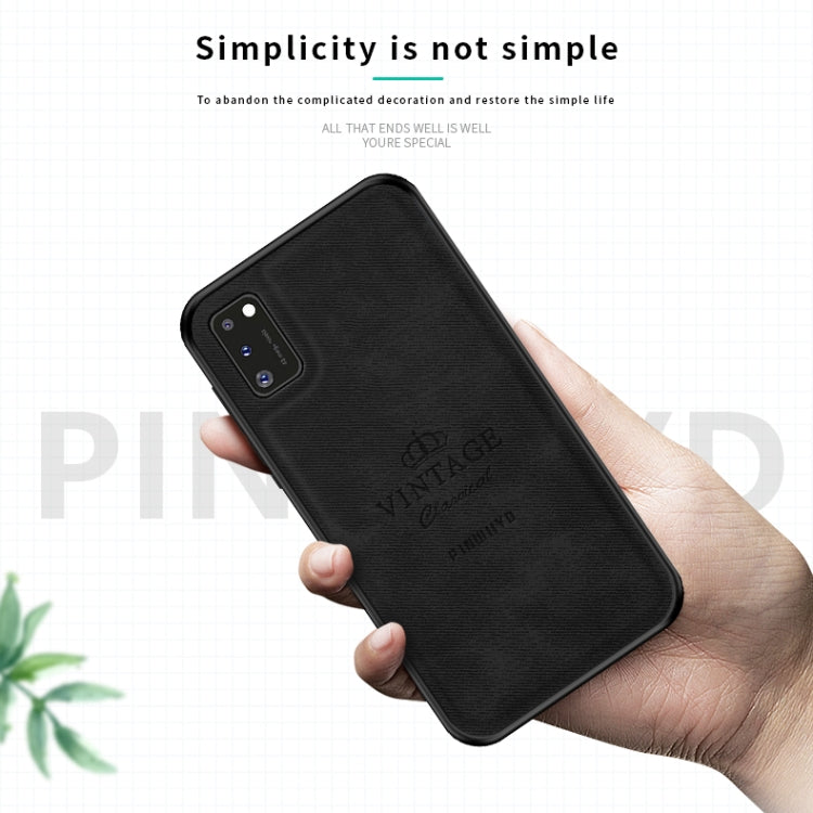 For Galaxy A41 PINWUYO Zun Series PC + TPU + Skin Waterproof And Anti-fall All-inclusive Protective Shell(Gray) - Galaxy Phone Cases by PINWUYO | Online Shopping UK | buy2fix