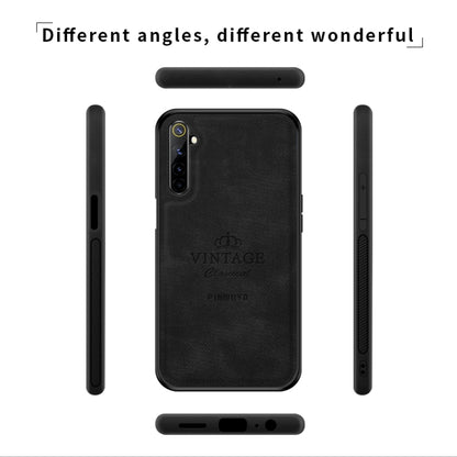 For OPPO Realme 6 Pro PINWUYO Zun Series PC + TPU + Skin Waterproof And Anti-fall All-inclusive Protective Shell(Brown) - Realme Cases by PINWUYO | Online Shopping UK | buy2fix