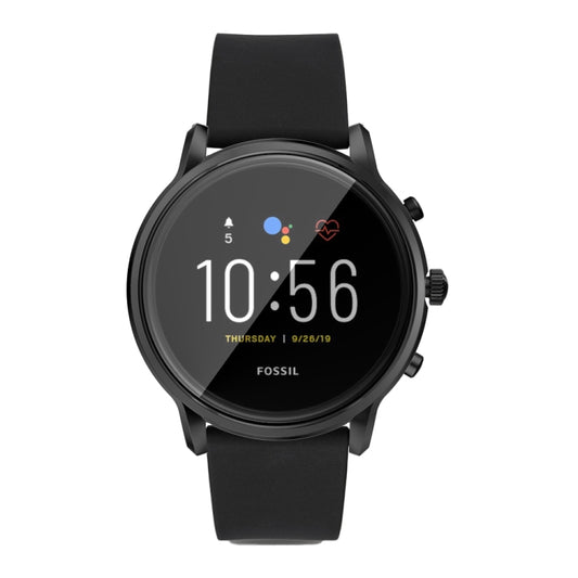 Suitable for FOSSIL Gen 5 Carlyle All-inclusive Electroplated TPU Protective Shell(Black) - Watch Case by buy2fix | Online Shopping UK | buy2fix