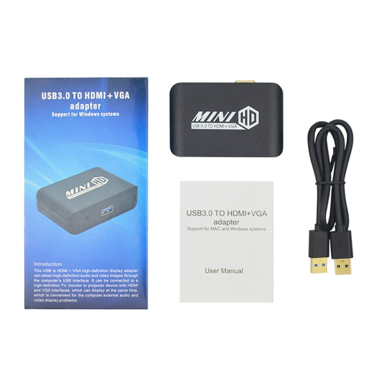 USB3.0 TO HDMI+VGA Adapter by buy2fix