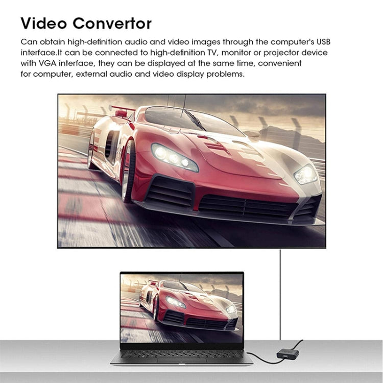 USB3.0 TO HDMI+VGA Adapter by buy2fix