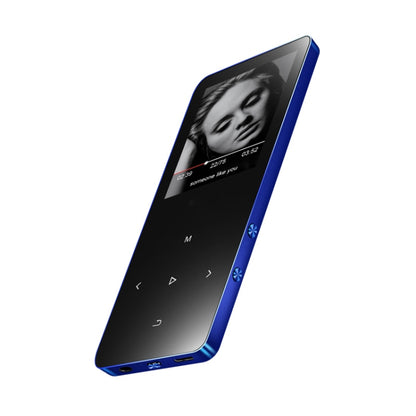 X2 16GB 1.8 inch Touch Screen Metal Bluetooth MP3 MP4 Hifi Sound Music Player (Blue) - MP4 Player by buy2fix | Online Shopping UK | buy2fix