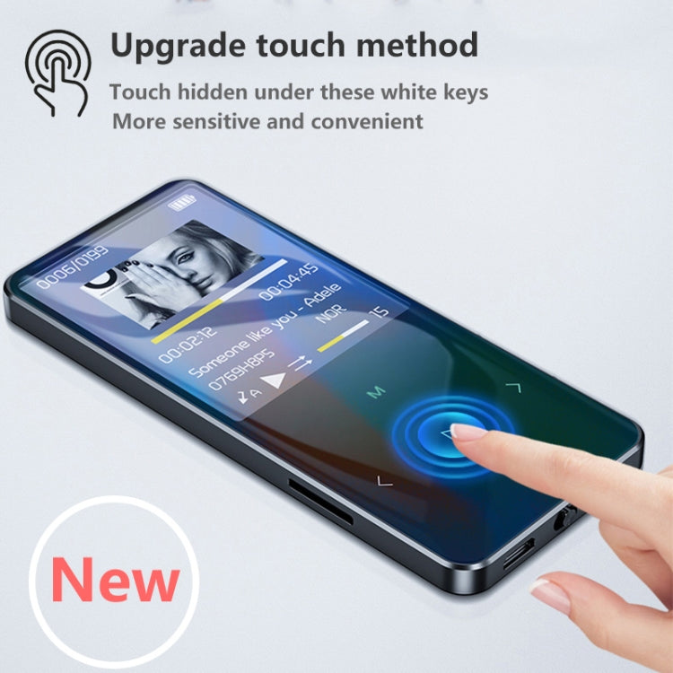 X2 16GB 1.8 inch Touch Screen Metal Bluetooth MP3 MP4 Hifi Sound Music Player (Blue) - MP4 Player by buy2fix | Online Shopping UK | buy2fix