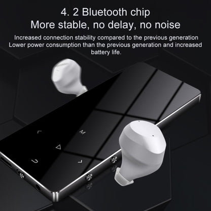X2 16GB 1.8 inch Touch Screen Metal Bluetooth MP3 MP4 Hifi Sound Music Player (Blue) - MP4 Player by buy2fix | Online Shopping UK | buy2fix