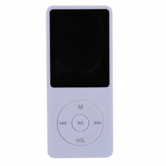 Fashion Portable LCD Screen FM Radio Video Games Movie MP3 MP4 Player Mini Walkman, Memory Capacity:4GB(White) - MP3 Player by buy2fix | Online Shopping UK | buy2fix