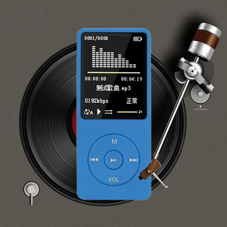 Fashion Portable LCD Screen FM Radio Video Games Movie MP3 MP4 Player Mini Walkman, Memory Capacity:8GB(Black) - MP3 Player by buy2fix | Online Shopping UK | buy2fix