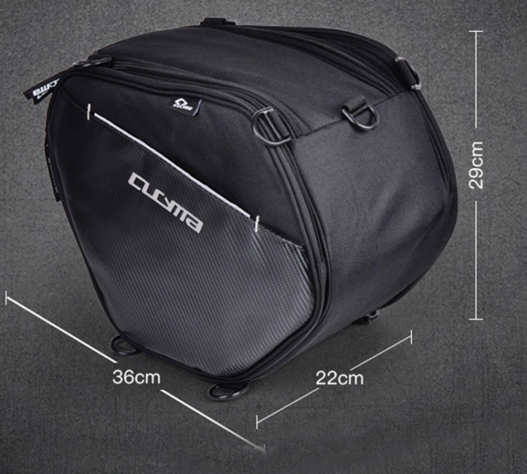 Motorcycle Bags for Yamaha NVX155 NVX 155  AEROX 2018 Tank Bag Waterproof Store Content Bag Travelling Scooter Tunnel Bag(Black) - Bags & Luggages by CUCYMA | Online Shopping UK | buy2fix