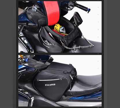 Motorcycle Bags for Yamaha NVX155 NVX 155  AEROX 2018 Tank Bag Waterproof Store Content Bag Travelling Scooter Tunnel Bag(Black) - Bags & Luggages by CUCYMA | Online Shopping UK | buy2fix
