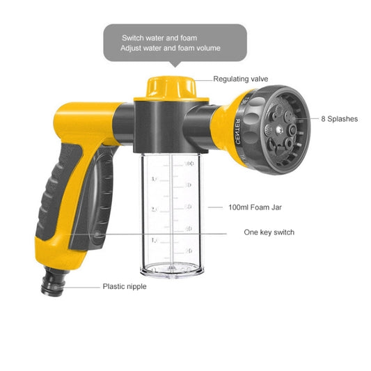 Professional  Multifunction Auto Foam Car Washer 3 Grade High Pressure Water Nozzle - Car Washer & Accessories by buy2fix | Online Shopping UK | buy2fix