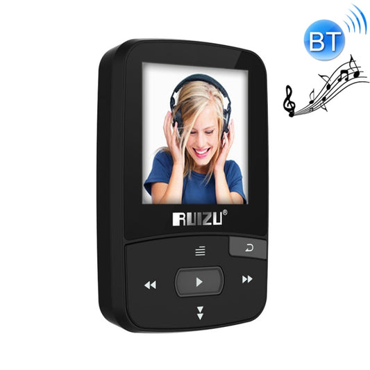 Original RUIZU X50 Sport Bluetooth MP3 Player 8gb Clip Mini with Screen Support FM,Recording,E-Book,Clock,Pedometer - MP3 Player by buy2fix | Online Shopping UK | buy2fix