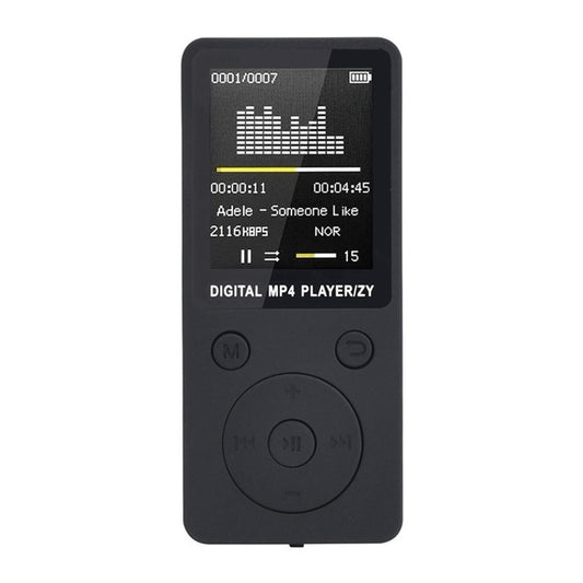 Portable MP4 Lossless Sound Music Player FM Recorder Walkman Player Mini Support Music, Radio, Recording, MP3, TF Card, No Memory(Black) - MP3 Player by buy2fix | Online Shopping UK | buy2fix