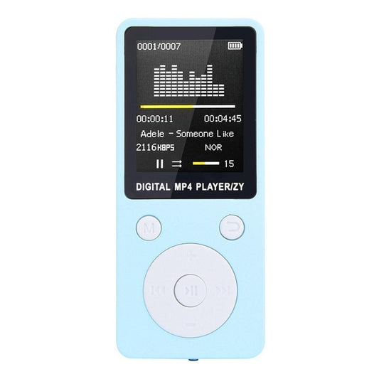 Portable MP4 Lossless Sound Music Player FM Recorder Walkman Player Mini Support Music, Radio, Recording, MP3, TF Card, No Memory(Blue) - MP3 Player by buy2fix | Online Shopping UK | buy2fix