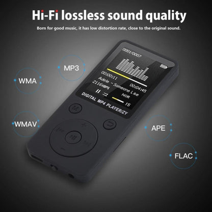 Portable MP4 Lossless Sound Music Player FM Recorder Walkman Player Mini Support Music, Radio, Recording, MP3, TF Card, No Memory(Blue) - MP3 Player by buy2fix | Online Shopping UK | buy2fix