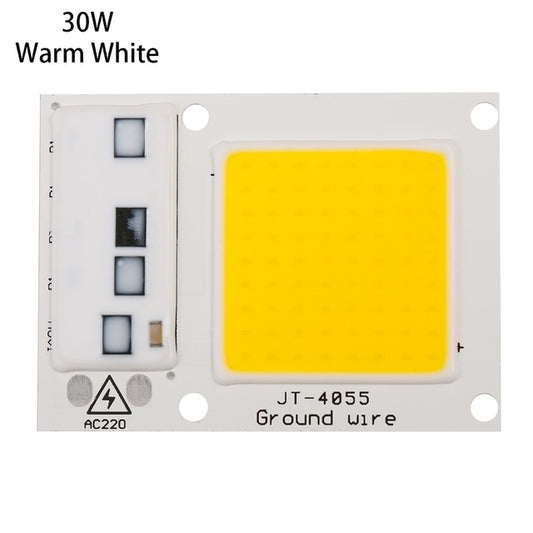 High Power 220V LED FloodlightCool/Warm White COB LED Chip IP65 Smart IC Driver Lamp(30W warm white) - Celling Lights & Chandeliers by buy2fix | Online Shopping UK | buy2fix