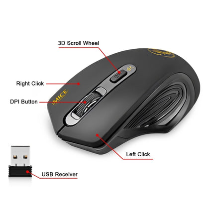 iMICE 2.4GHz 2000DPI Adjustable USB 3.0 Receiver Optical Computer Mouse - Wireless Mice by iMICE | Online Shopping UK | buy2fix