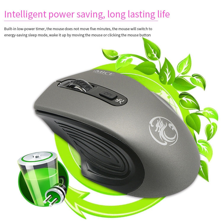 iMICE 2.4GHz 2000DPI Adjustable USB 3.0 Receiver Optical Computer Mouse - Wireless Mice by iMICE | Online Shopping UK | buy2fix