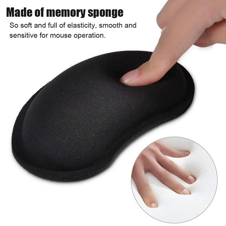 Comfort 3D Wrist Rest Silica Gel Hand Pillow Memory Cotton Mouse Pad by buy2fix