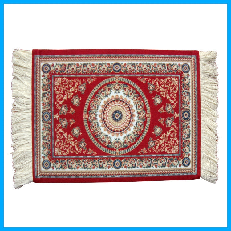 Mini Woven Rug Mat Retro Style Mouse Pad, Ramdom Color Delivery - Mouse Pads by buy2fix | Online Shopping UK | buy2fix