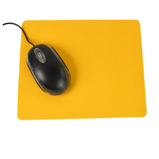 10 PCS Optical Solid Color Office Computer Anti-Slip Wrist Rests Mouse Pad(Yellow) by buy2fix