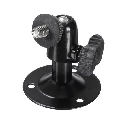 Wall Mount Bracket Installation Metal Holder Secure Rotary CCTV Camera Stand - Mounting Bracket by buy2fix | Online Shopping UK | buy2fix