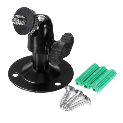 Wall Mount Bracket Installation Metal Holder Secure Rotary CCTV Camera Stand - Mounting Bracket by buy2fix | Online Shopping UK | buy2fix