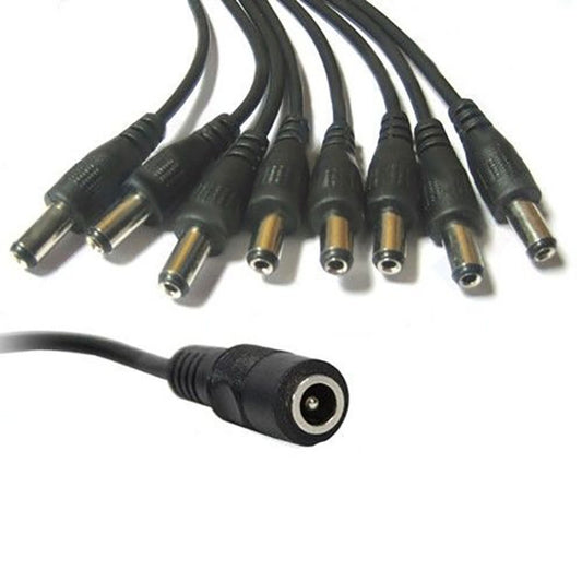 Power Supply Cable DC 1 to 8 Power Splitter Adapter Cable for Security CCTV Camera - Cable & Adapter by buy2fix | Online Shopping UK | buy2fix